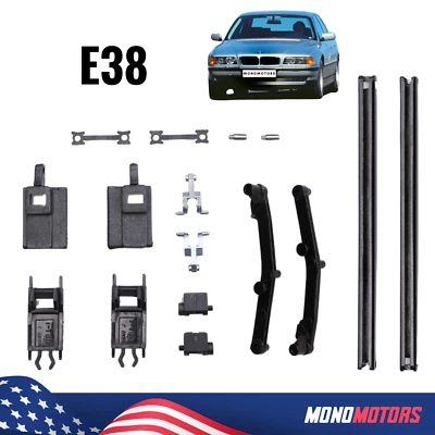Piezas de techo corredizo PARA BMW SERIE 7 E38 740I 740IL 750iL 1994-2001 kit de reparación con rieles Foto 1 de 4