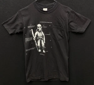 CHROME HEARTS FOTI SKULL PRINT CREW NECK POCKET T-SHIRT size small b21 - Picture 1 of 19