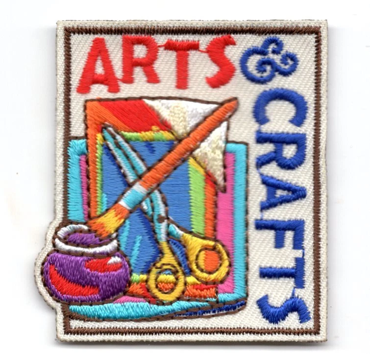 ARTS & CRAFTS Iron On Patch Crafts Hobbies  - Image 1 of 1