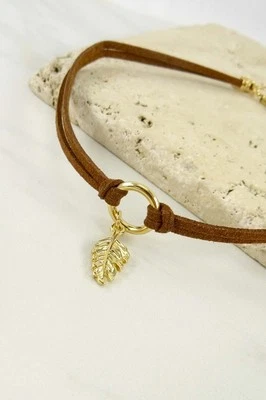 Moda Mujeres Joyería Retro Años 90 Gargantilla Collar Cadena Hoja Boho Informal Verano Foto 1 de 3