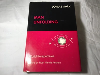 Jonas Salk MAN UNFOLDING - Hardcover First Edition *SIGNED* - Image 1 of 4