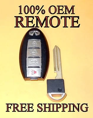 OEM 05 06 07 INFINITI G35 LLAVE INTELIGENTE PROXIMICIA ENTRADA SIN LLAVE MANDO A DISTANCIA KBRTN001 Foto 1 de 3