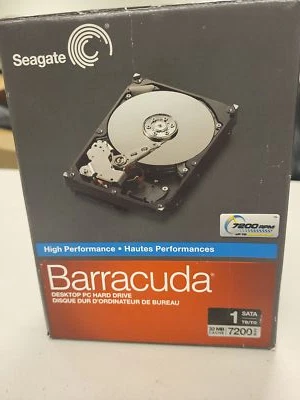 Sata Seagate 1tb Drive Barracuda Hard 7200rpm Open Box - Image 1 of 3