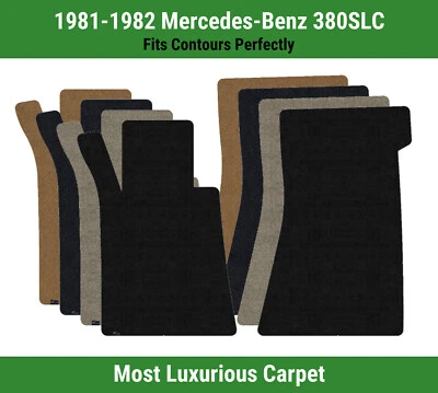 Alfombrillas de primera fila Lloyd Luxe para Mercedes-Benz 380SLC 1981-1982  Foto 1 de 4