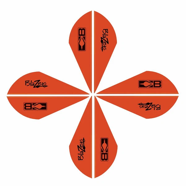 Bohning - 2" Blazer Vanes - Neon Red - 36 Pk - Image 1 of 1