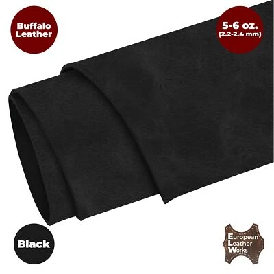 Hoja de cuero artesanal fina precortada ELW Buffalo cuero de 5-6 oz (2-2,4 mm) Foto 1 de 4