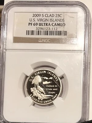 2009 S Quarter US Virgin Islands PF69UC NGC - Image 1 of 2