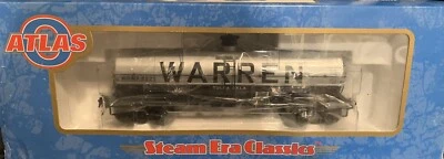 ATLAS O 3-RAIL WARREN (TULSA, OKLAHOMA) 11,000 GALLON TANK CAR! O SCALE 11000 - Image 1 of 4