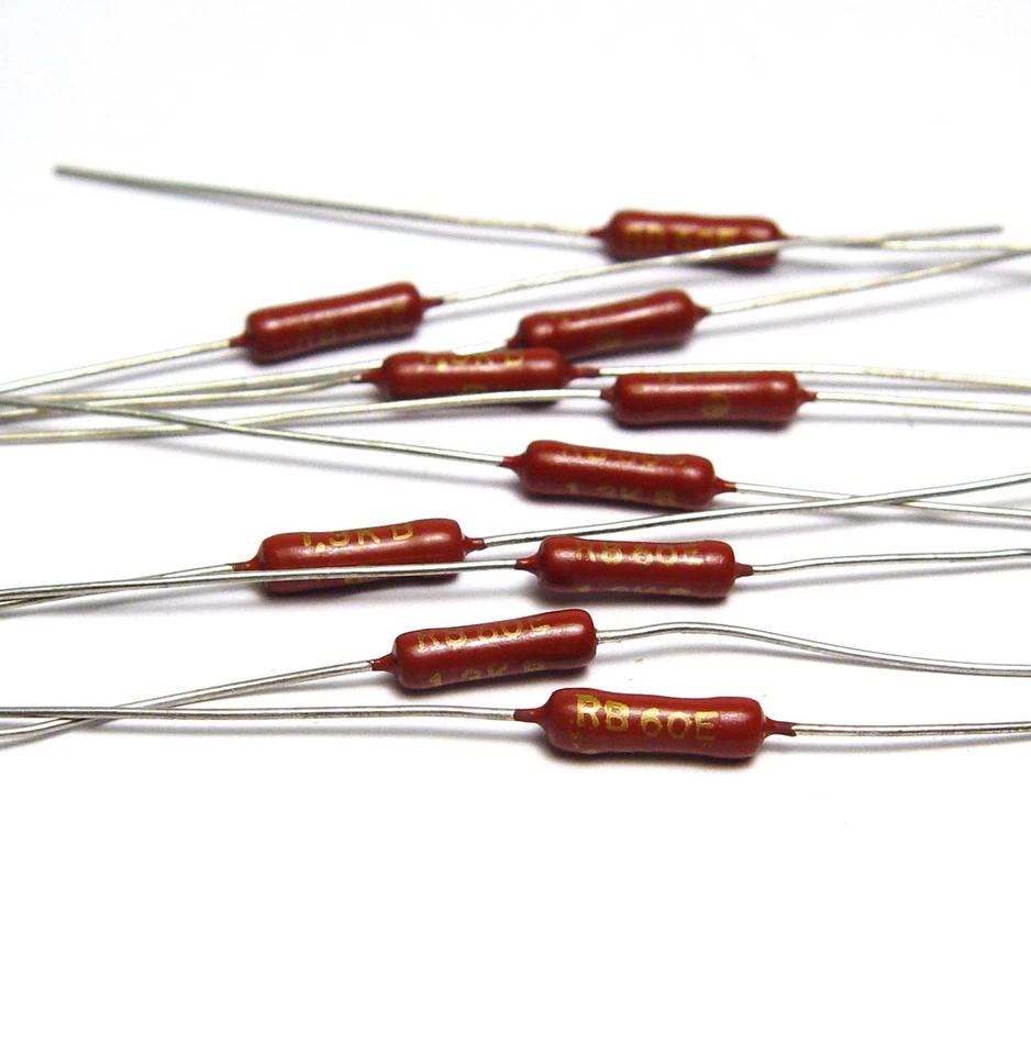 10x Vintage-Widerstand für Meßgeräte / High-End Audio, CEA RB60E, 0.1%, 0.5W - Bild 1 von 1