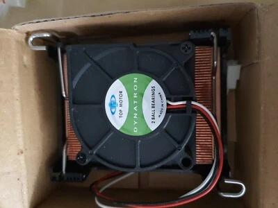 Dynatron Low Profile 1U/2U Intel P4 Socket 478 Server Copper Heatsink CPU Cooler - Image 1 of 4
