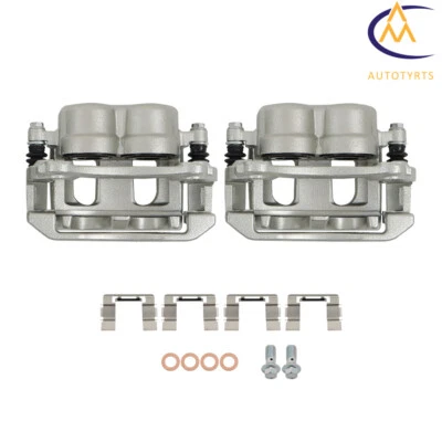 适用于 Saturn Pontiac 雪佛兰 2004 - 2007 前 LH 和右手制动卡钳带支架 — 第 1/4 张图片