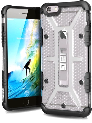 Funda Compuesta Urban Armor Gear UAG iPhone 6/6s PLUS Hielo con Protector de Pantalla HD Foto 1 de 3