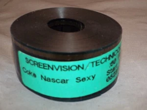 35mm Film Movie Trailer (Flat) Coke Commercial Sexy Nascar - Imagen 1 de 1