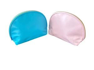 Set regalo borsa lavaggio donna sacchetti trucco set 2 borse viaggio ecopelle set viaggio - Foto 1 di 6