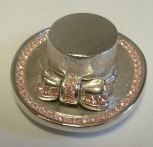 Estee Lauder Solid Perfume Compact 1996 "Straw Hat" Full - Picture 1 of 1