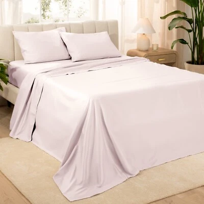 Bare Home Organic Cotton Sheet Set - Smooth Sateen Weave - Warm & Luxurious - Image 1 of 4