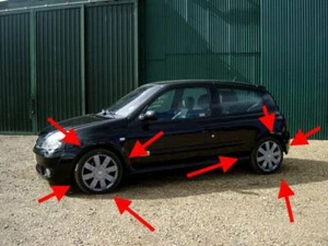 05 Renault Clio Sport RS 182 Cup 16" Alufelge anthrazit ORIGINAL Räder - Bild 1 von 12