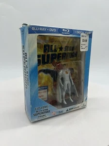 All-Star Superman DVD & Blu-Ray (2011) Best Buy Exclusive with Superman Figurine - Picture 1 of 21