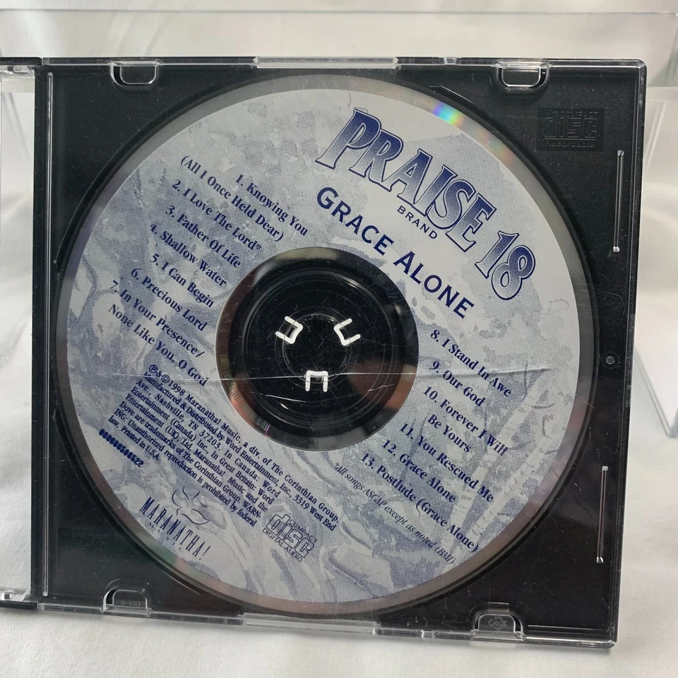 Maranatha! Music Praise 18 Grace Alone CD 1998 (Case has crack - CD Good) - Image 1 of 1