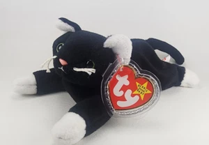 Vintage 1994 Ty Original Beanie Babies ZIP The Cat PVC w/Tags - Picture 1 of 11