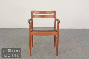 Danish Design Vintage Armlehnstuhl Mid Century Retro Stuhl 60er Jahre Leder - Bild 1 von 8
