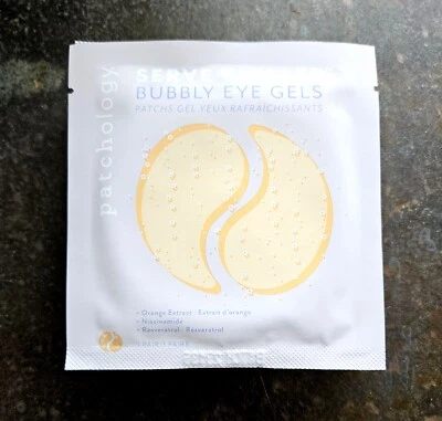 Pathology Serve Chilled Bubbly Eye Gels Eye Mask 6 Pairs NEW & SEALED! - Image 1 of 3