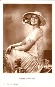 GRETE REIWALD : PRETTY ACTRESS & FORMER CHILD STAR : ROSS VERLAG : RPPC - Picture 1 of 4
