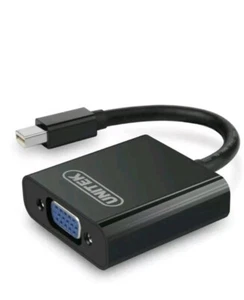 Unitek Mini DisplayPort (Thunderbolt) To VGA Adapter/Converter - NEW! FAST! ๐บ๐ธ - Picture 1 of 4