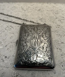 Lovely Vintage Antique Ornate Sterling Silver Purse Handbag 105.6 Grams Watrous - Picture 1 of 9