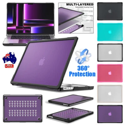 For MacBook Air 13 15 inch M4 2025 Laptop Heavy Duty Rubber Case Rugged Cover - image 1 of 4