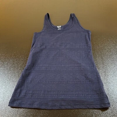 Camiseta sin mangas Mossimo azul marino texturizada informal sin mangas grande para mujer Foto 1 de 4