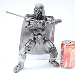 Regalo unico per lui, Darth Vader Star Wars scultura in metallo di scarto - Foto 1 di 10
