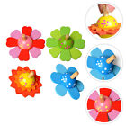 4 Pcs Small Wooden Top Child Twerking Toys Educational