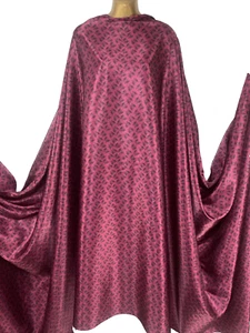 *NEU* weicher glatter Satin dunkelmagenta Designer Druck Kleid/Handwerk Stoff*KOSTENLOSER VERSAND* - Bild 1 von 8