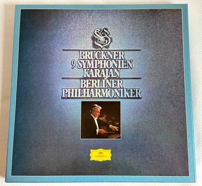 BRUCKNER 9 Symphonies HERBERT VON KARAJAN ED1 DGG GERMANY STEREO 11LP NM MINT - Image 1 of 3