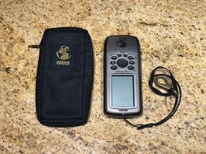 Garmin GPSMAP 76CS Waterproof Handheld GPS - Tested And Working w/ Case Bundle - Picture 1 of 10