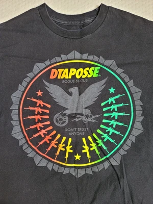 Camiseta ametralladora DTA POSSE/ROGUE STATUS "Don't Trust Anyone" NEGRA, M Foto 1 de 4