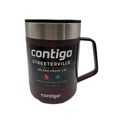 Taza de viaje Contigo Streeterville camping acero inoxidable 14 oz con prueba de salpicaduras Foto 1 de 4