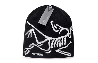 Gorro Arcteryx Cabeza de Pájaro Toque Orca Negro - Unisex Invierno Lana Merino Nuevo con Etiquetas Foto 1 de 2
