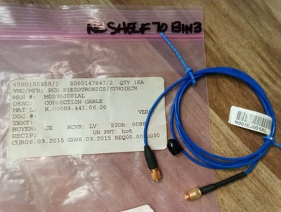 Cable de conexión PCB Piezotronics Synotech - 3,5' - macho/hembra - M003EJ001AL Foto 1 de 3