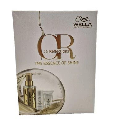 Wella Oil Reflections 3 Pc Gift Set Shampoo Conditioner Luminous Smoothing Oil