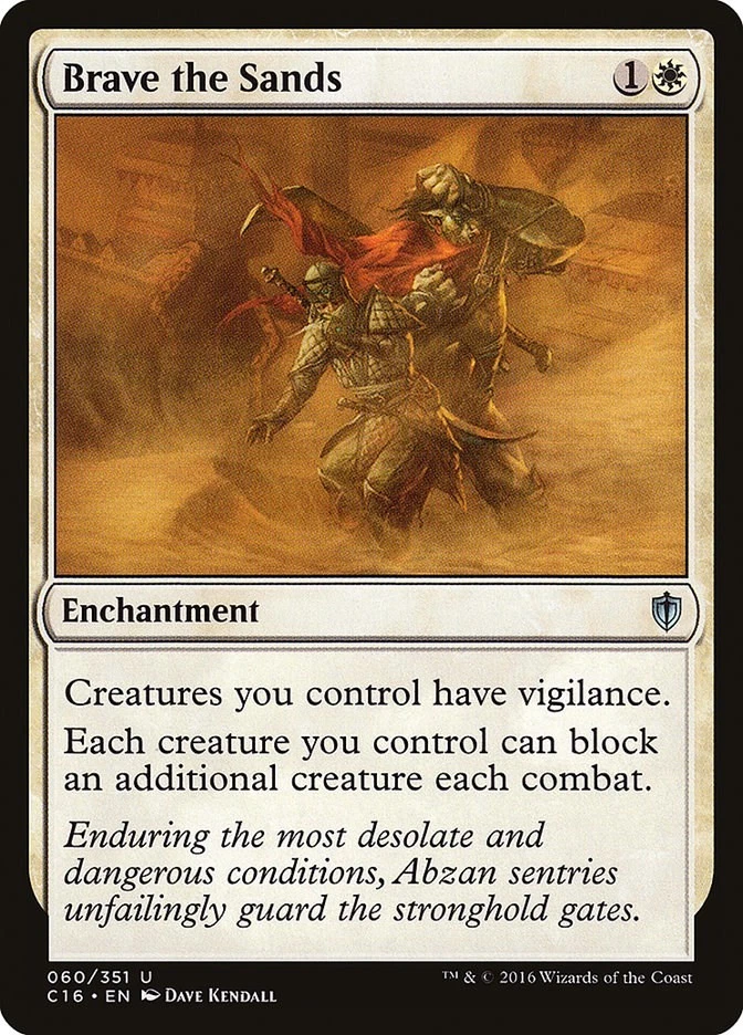 Brave the Sands 60 LP Normal Commander 2016 MTG EN - Image 1 of 1
