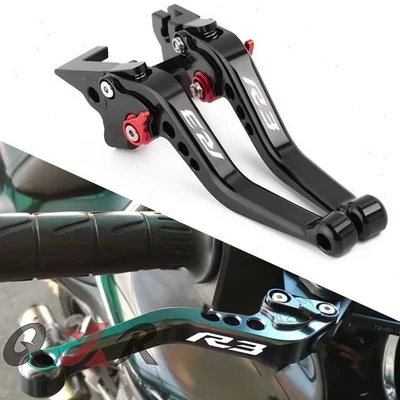 Juego de palancas de embrague de freno cortas CNC para motocicleta Yamaha YZF R3 yzf r3 2014-2025 Foto 1 de 4
