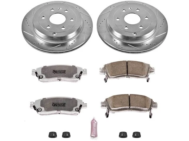 Kit de pastillas de freno trasero y rotor para Buick Enclave 2008-2017 2009 2010 2011 SQ546TS Foto 1 de 1