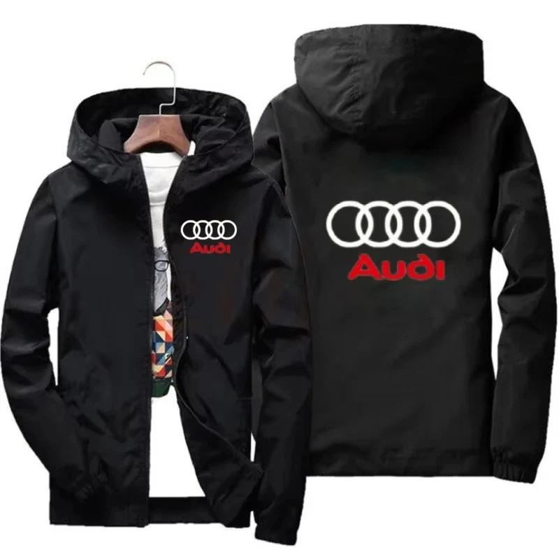 Chaqueta cortavientos para hombre Audi deportes al aire libre Foto 1 de 4