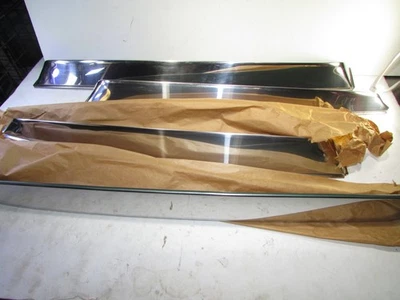 NOS 1958 Chevrolet impala window stainless vent shades 2 Door Sedan NOS Chevy 58 - Image 1 of 4