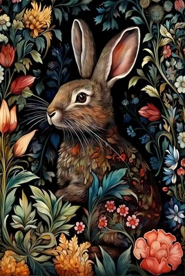 EIBEILI Diamond Painting Kits for Adults DIY 5D Art Paint with Rabbit