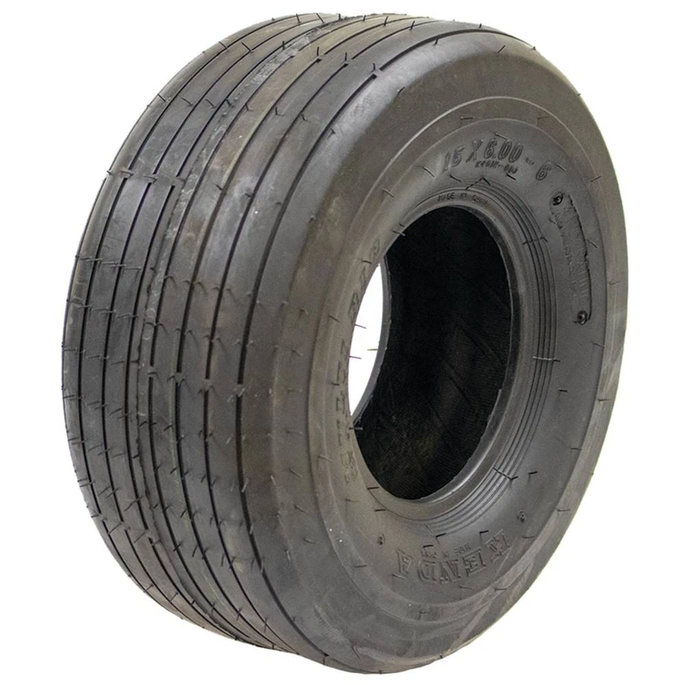 New Stens Tire 160-649 for 15x6.00-6 Rib 2 Ply - Image 1 of 1