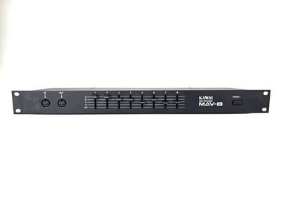 KAWAI MAV-8 MIDI Patchbay 8 Ausgänge 4 Eingänge Splitter Rack Soundmodul funktioniert - Bild 1 von 4