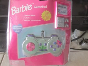 New Sealed Barbie GamePad Controller For Sony PlayStation 1 Ps1 Purple Pink 1999 - Picture 1 of 4
